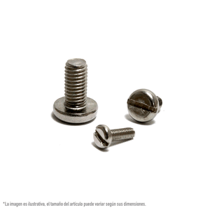 Tornillo Queso Ranurado Inoxidable - M3 x 16 — Tornillos TOREC