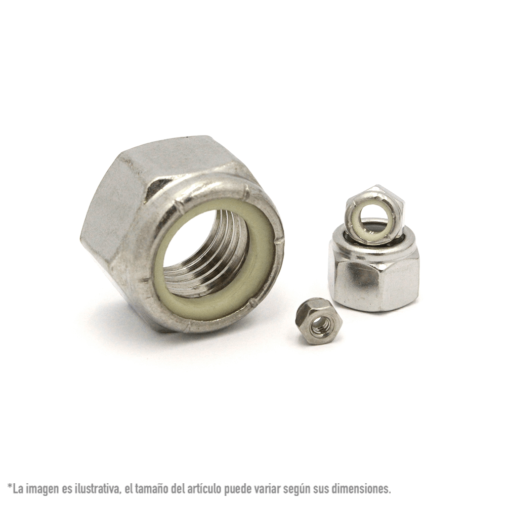 Dadi Esagonali 3/8-16 25 Dadi Esagonali Nylock In Acciaio Inox 3/8-16 UNC: Bloccaggio Sicuro Con Inserto In Nylon, Qualità USA. Dadi Con Inserto Nylon Anti-vibrazione - Foto 6