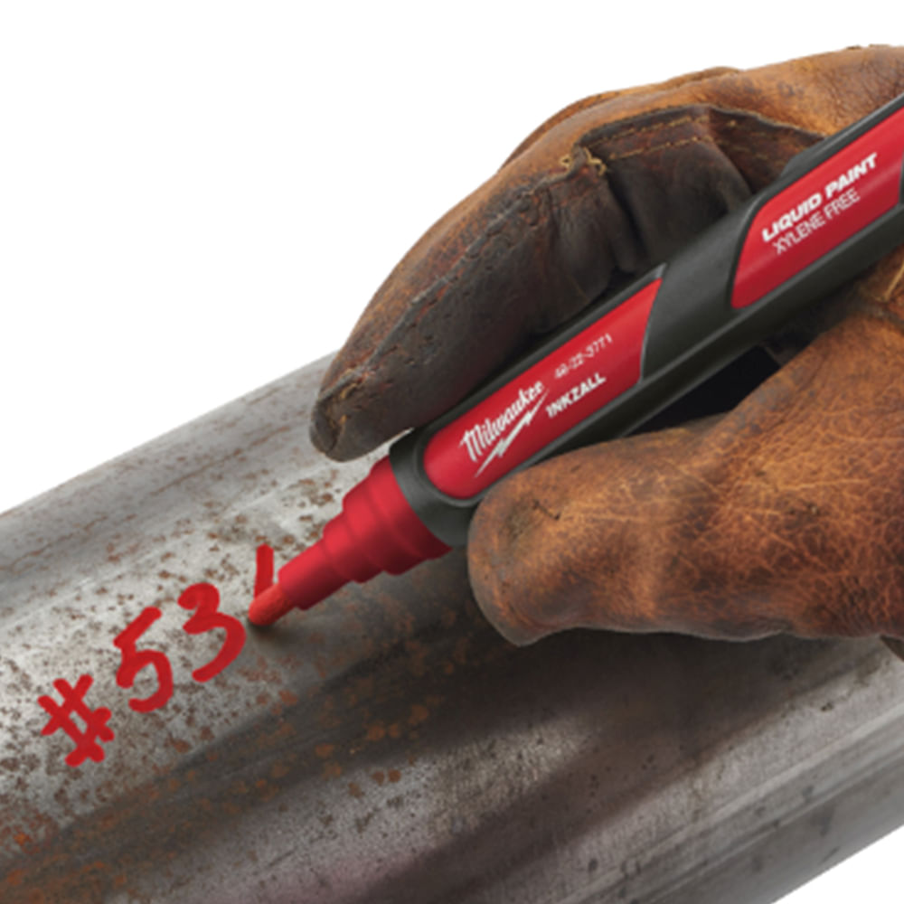Milwaukee marcadores de sublinhado inkzall Cores, Red